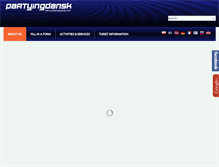 Tablet Screenshot of partyingdansk.com